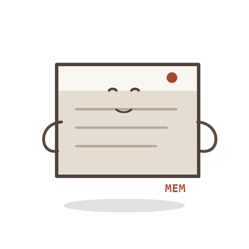 Memory sticker